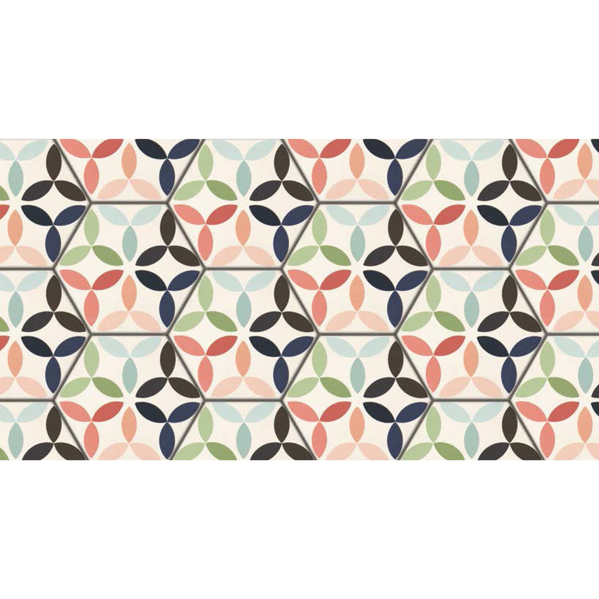 Topcu - Flamingo 6 in. Porcelain Hexagon Tile - Greta