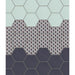 Topcu - Flamingo 6 in. Porcelain Hexagon Tile - Dark Blue