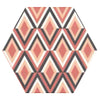 See Topcu - Flamingo 6 in. Porcelain Hexagon Tile - Metropolitan