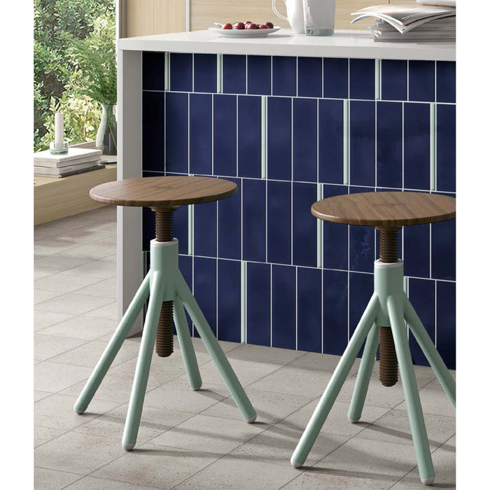 Topcu - Saibashi - 2.5 in. x 8 in. Ceramic Wall Tile - Barcelona Room Scene