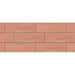 Topcu - Saibashi - 2.5 in. x 8 in. Ceramic Wall Tile - Coral