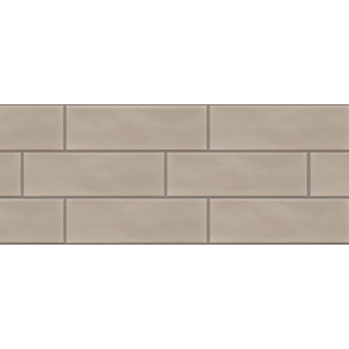 Topcu - Saibashi - 2.5 in. x 8 in. Ceramic Wall Tile - Nacar