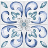 See Topcu - Saint Germain 6 in. x 6 in. Glazed Porcelain Tile  - Flore Gele