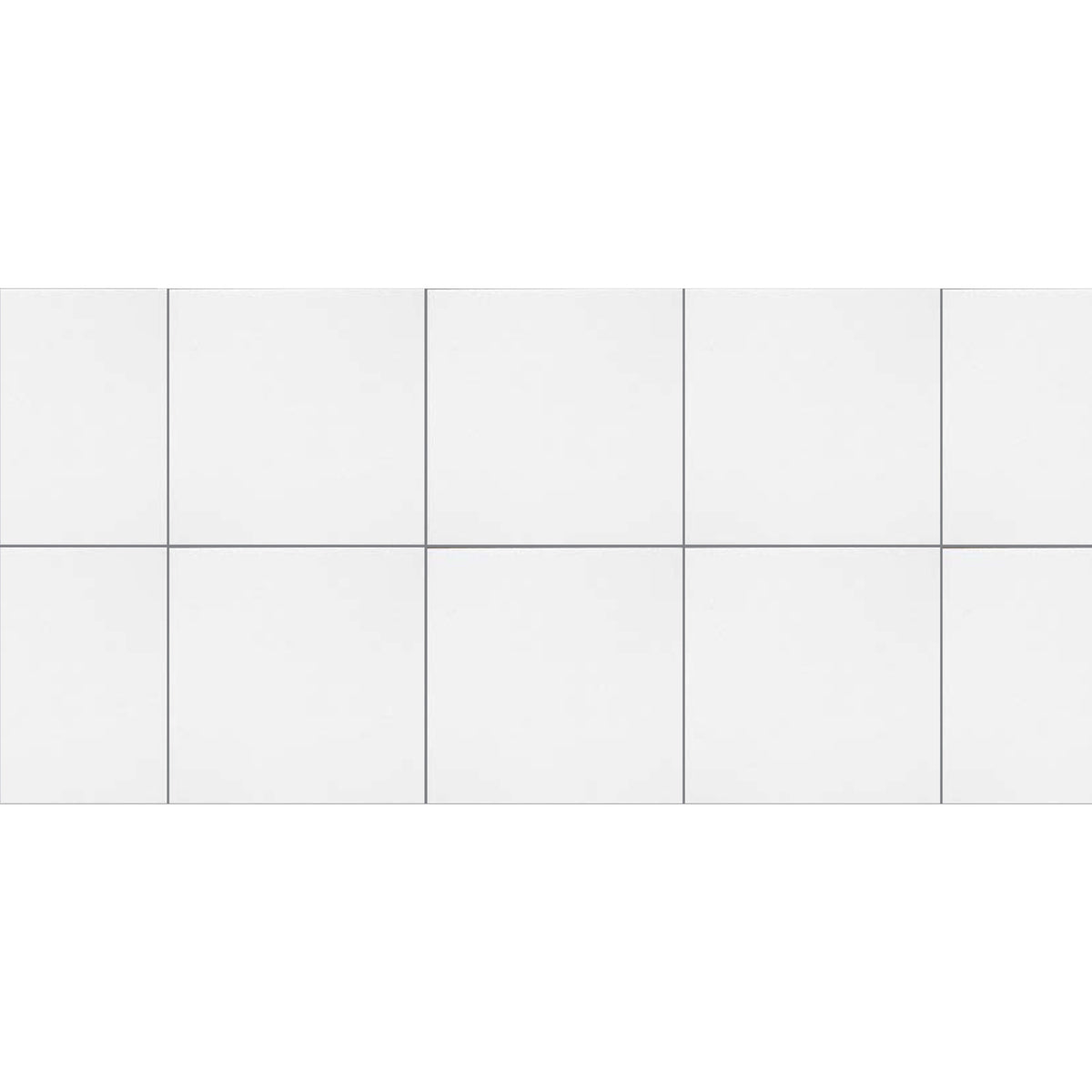 Topcu - Saint Germain 6 in. x 6 in. Glazed Porcelain Tile  - Frame White