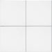 Topcu - Saint Germain 6 in. x 6 in. Glazed Porcelain Tile  - Frame White