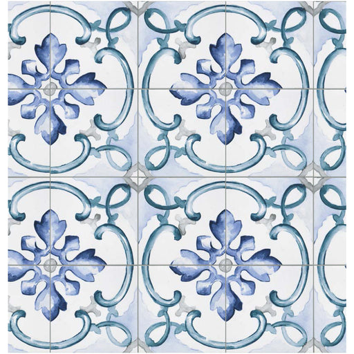 Topcu - Saint Germain 6 in. x 6 in. Glazed Porcelain Tile - Jules
