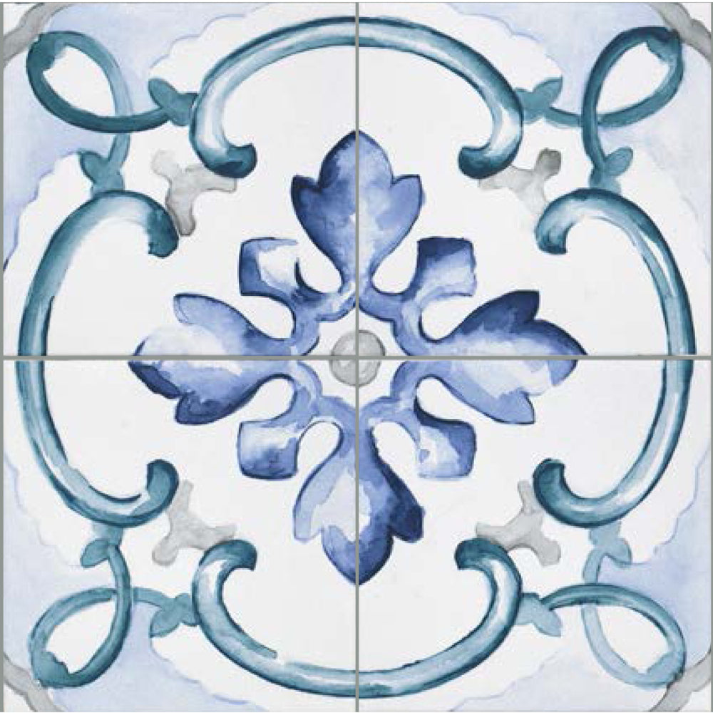 Topcu - Saint Germain 6 in. x 6 in. Glazed Porcelain Tile - Jules
