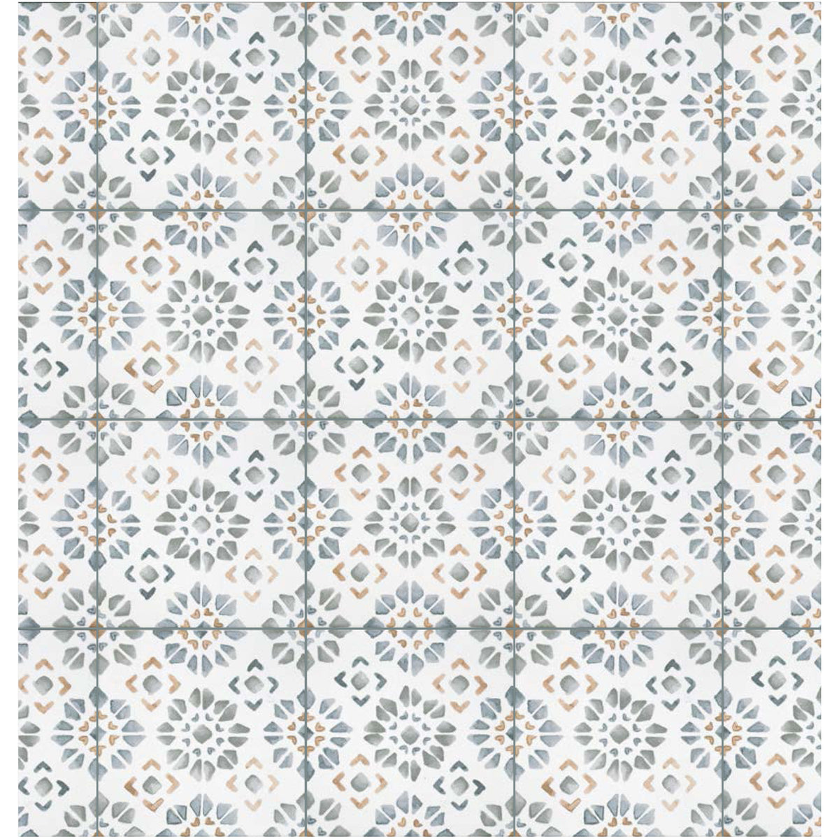 Topcu - Saint Germain 6 in. x 6 in. Glazed Porcelain Tile  - Montana
