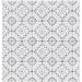 Topcu - Saint Germain 6 in. x 6 in. Glazed Porcelain Tile  - Renoir Installed