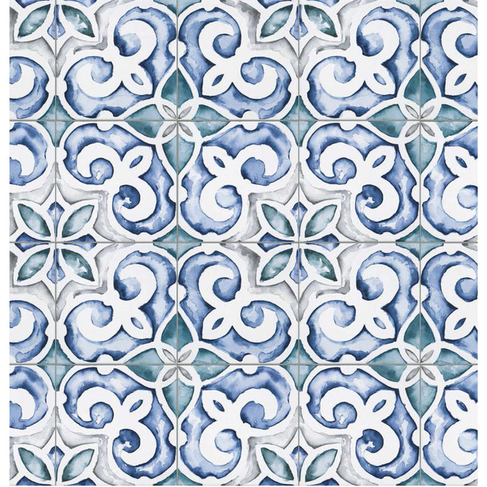 Topcu - Saint Germain 6 in. x 6 in. Glazed Porcelain Tile  - Simone Gele