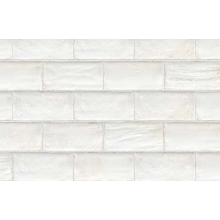 Topcu - Vita Decorative Wall Tile 4 in. x 8 in. - Bianco