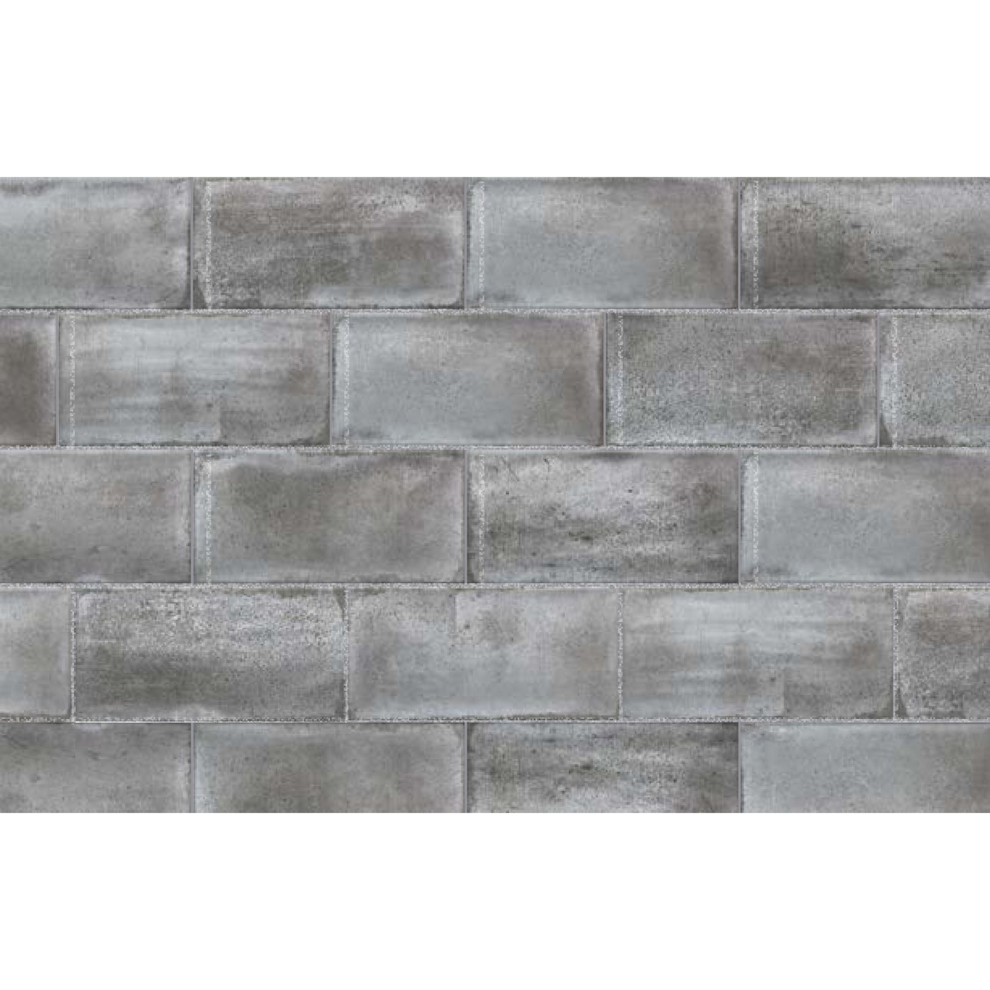 Topcu - Vita Decorative Wall Tile 4 in. x 8 in. - Grafite