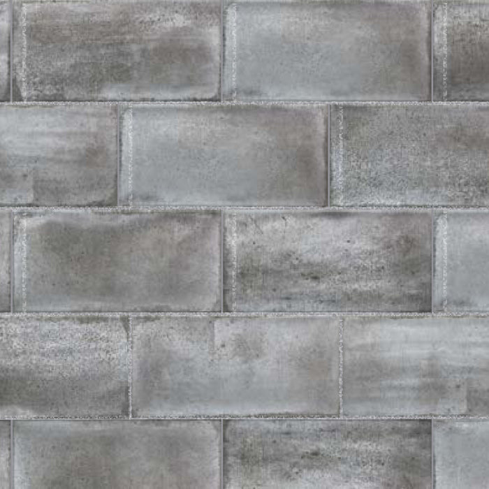 Topcu - Vita Decorative Wall Tile 4 in. x 8 in. - Grafite