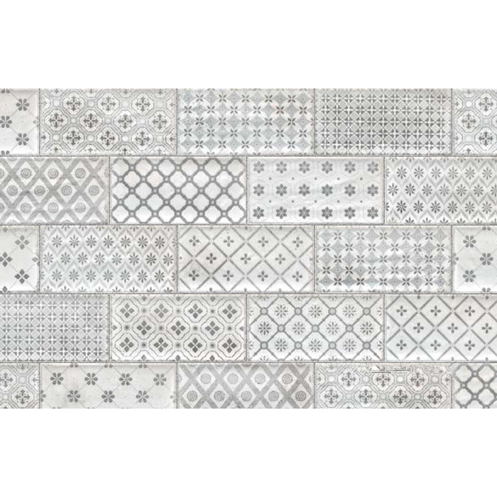 Copy of Topcu - Vita Decorative Wall Tile 4 in. x 8 in. - Nebbia Decor Mix