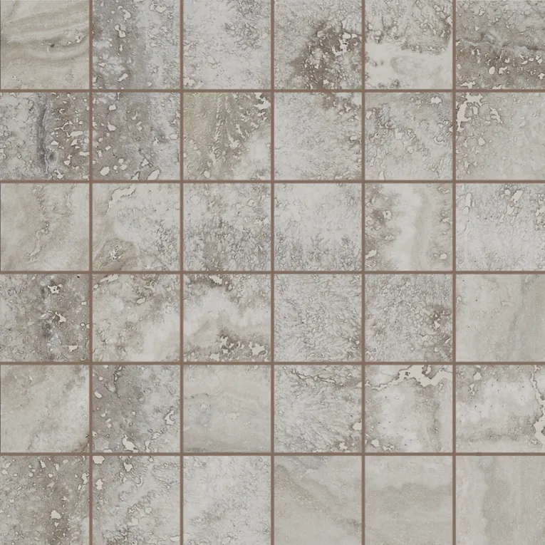 Arizona Tile - Trav Series - 2&quot; x 2&quot; Porcelain Mosaic - Grey