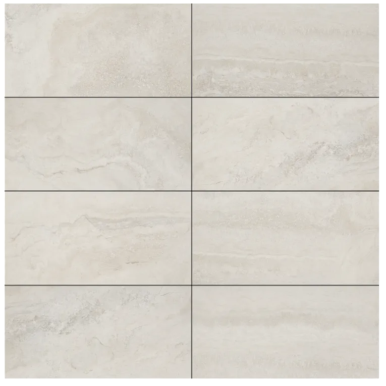 Arizona Tile - Trav Series - 12&quot; x 24&quot; Rectified Porcelain Tile - Ivory