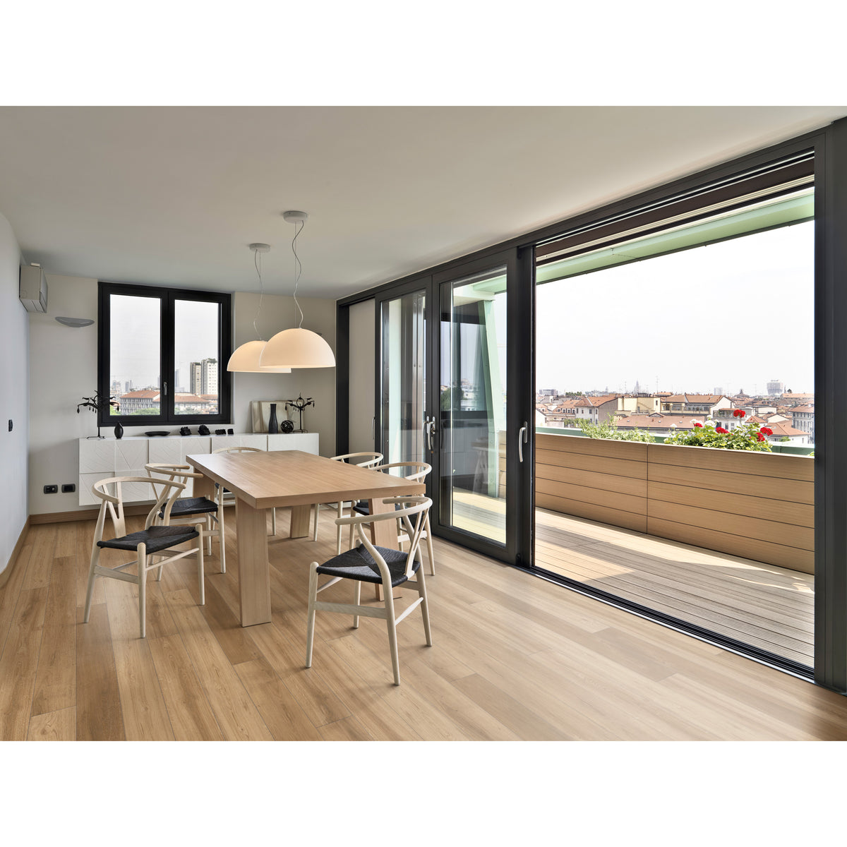 TRUCOR by Dixie Home - 9 Series - Venetian Oak Installed