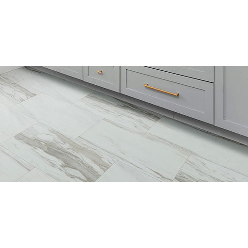 Trucor by Dixie Home - TRUCOR Tile 12&quot; x 24&quot; - Carrara Camel Installed