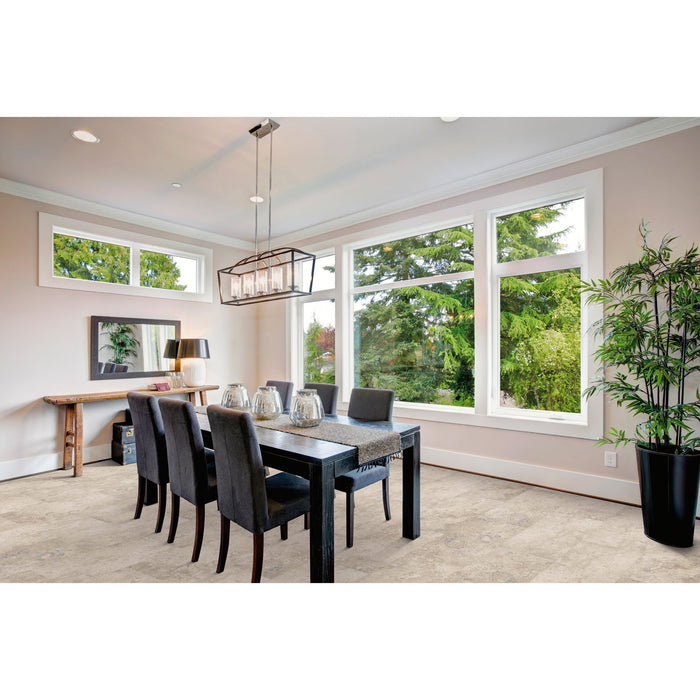 TRUCOR by Dixie Home - TRUCOR Tile 12" x 24" - Travertine Taupe Installed