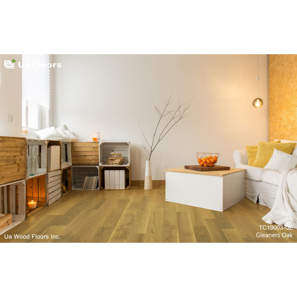 Ua Floors - Classics Collection - Gleaners Euro Oak Room Scene