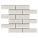 Maniscalco - Venetian Glass Interlock Mosaic - White Velvet 