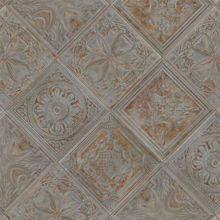 SomerTile - Fitz 8" x 8" Ceramic Wall Tile - Charcoal Angled