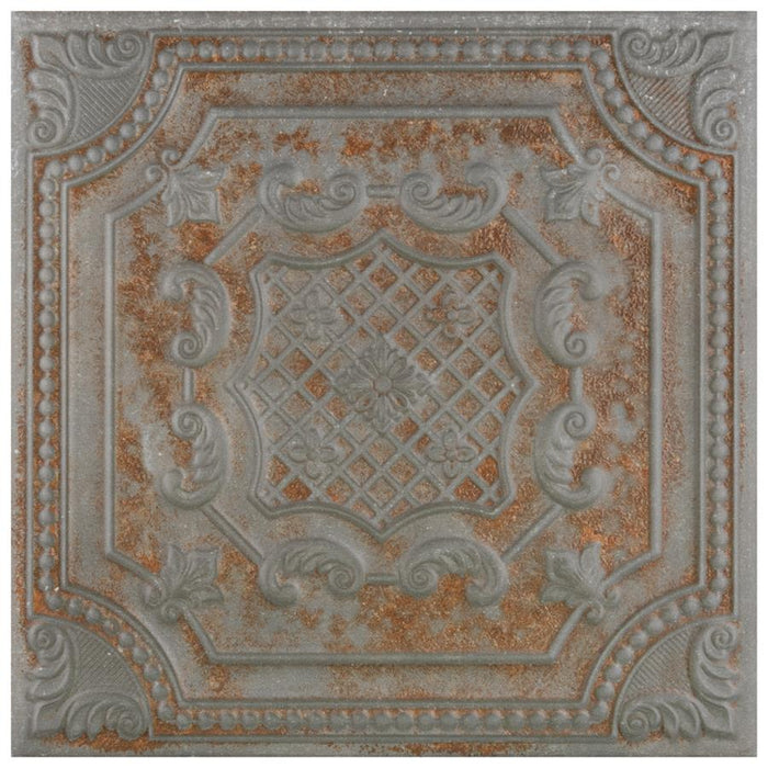 SomerTile - Fitz 8" x 8" Ceramic Wall Tile - Charcoal