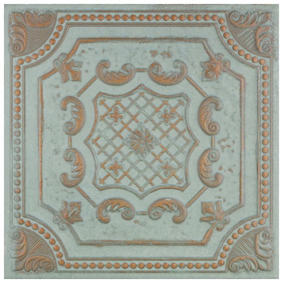 SomerTile - Fitz 8&quot; x 8&quot; Ceramic Wall Tile - Green