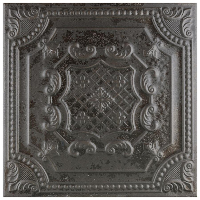 SomerTile - Fitz 8" x 8" Ceramic Wall Tile - Lead