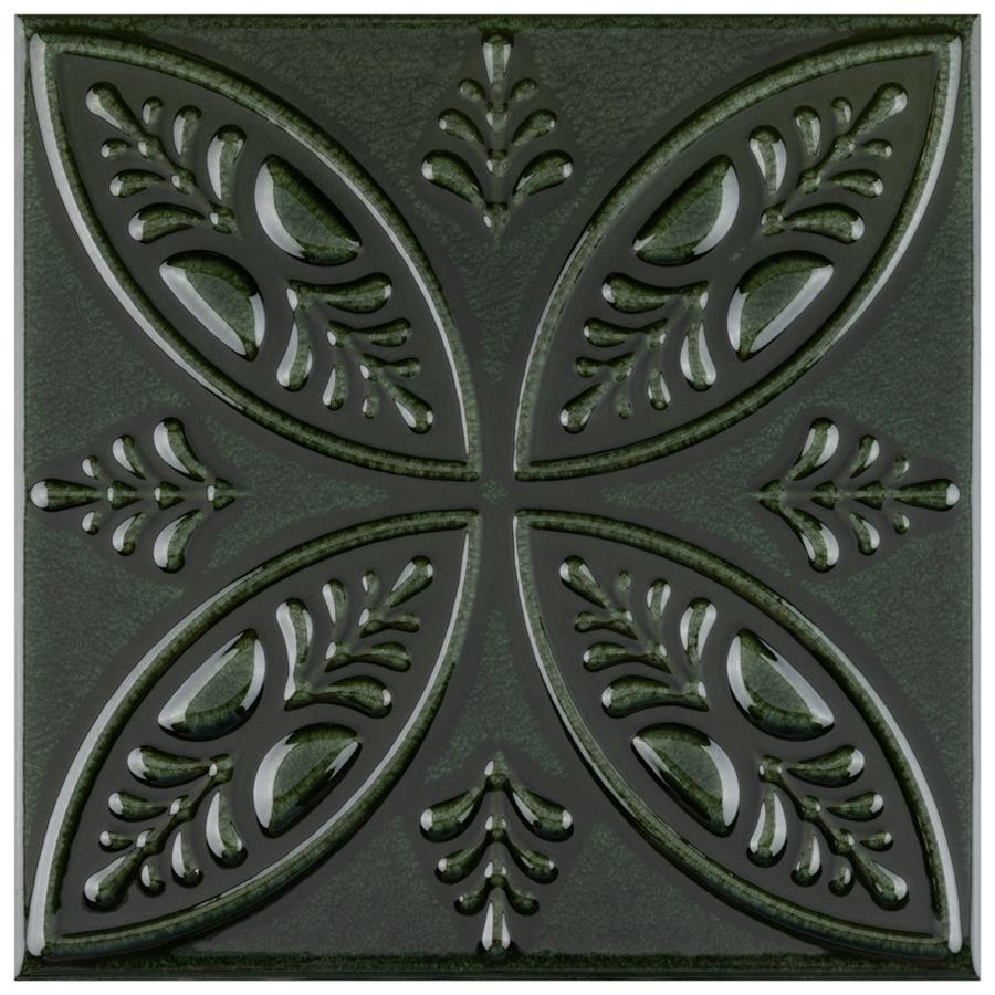 SomerTile - Trend 8 in. x 8 in. Ceramic Wall Tile - Green