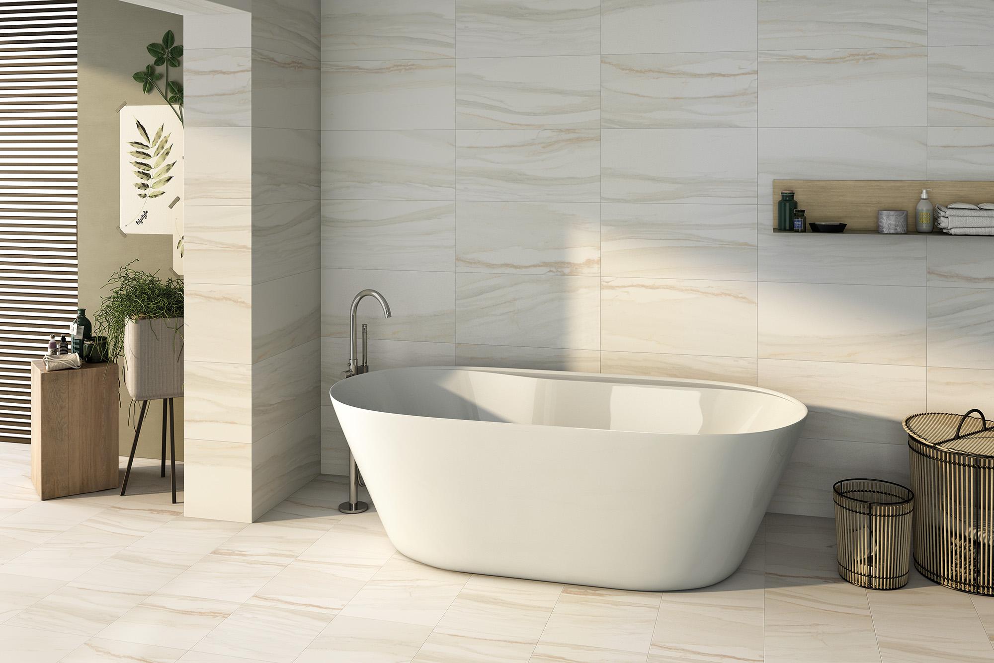 Tesoro - Majestic Series - 13 in. x 26 in. Rectified Matte Porcelain Tile - Gold