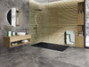 Tesoro - Finlandia Collection 24" x 48" Rectified Porcelain Tile - Acacia wall installation