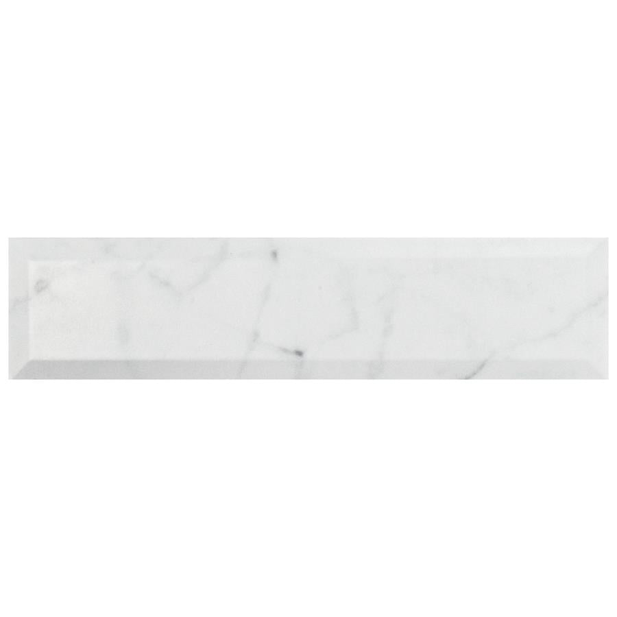 SomerTile - Classico Carrara - 3" x 12" Ceramic Tile - Matte Metro