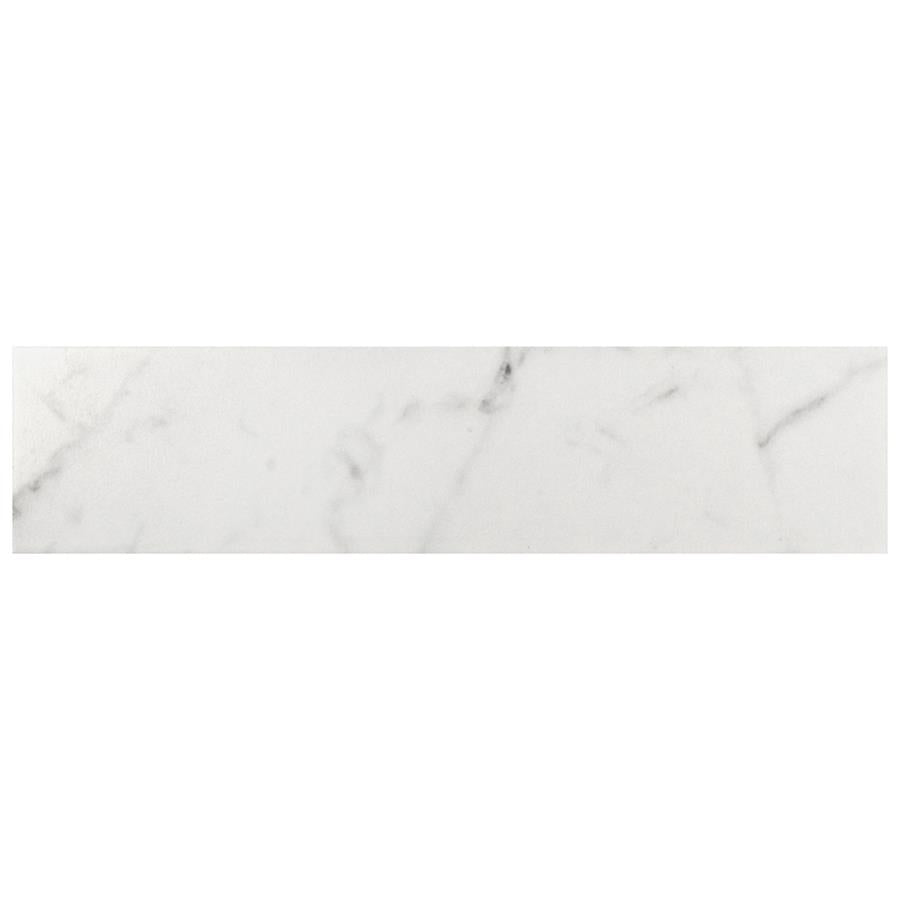 SomerTile - Classico Carrara - 3" x 12" Ceramic Tile - Matte