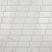 SomerTile - Classico Carrara - 3" x 6" Ceramic Tile - Glossy Staggered Install