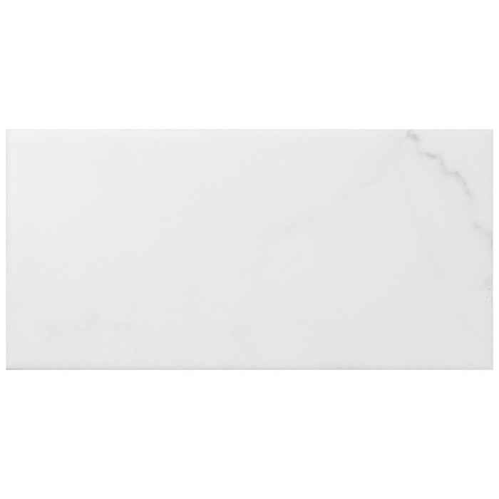 SomerTile - Classico Carrara - 3" x 6" Ceramic Tile - Matte