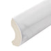SomerTile - Classico Carrara - 1 1/4" x 6" Ceramic Pencil Bullnose - Glossy Close View
