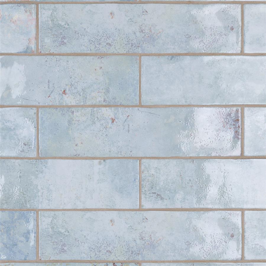 SomerTile - Biarritz 3&quot; x 12&quot; Ceramic Wall Tile - Blue