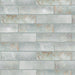 SomerTile - Biarritz 3" x 12" Ceramic Wall Tile - Green Variation View