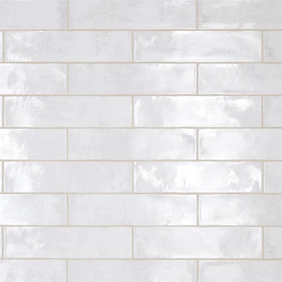 SomerTile - Biarritz 3&quot; x 12&quot; Ceramic Wall Tile - White Variation