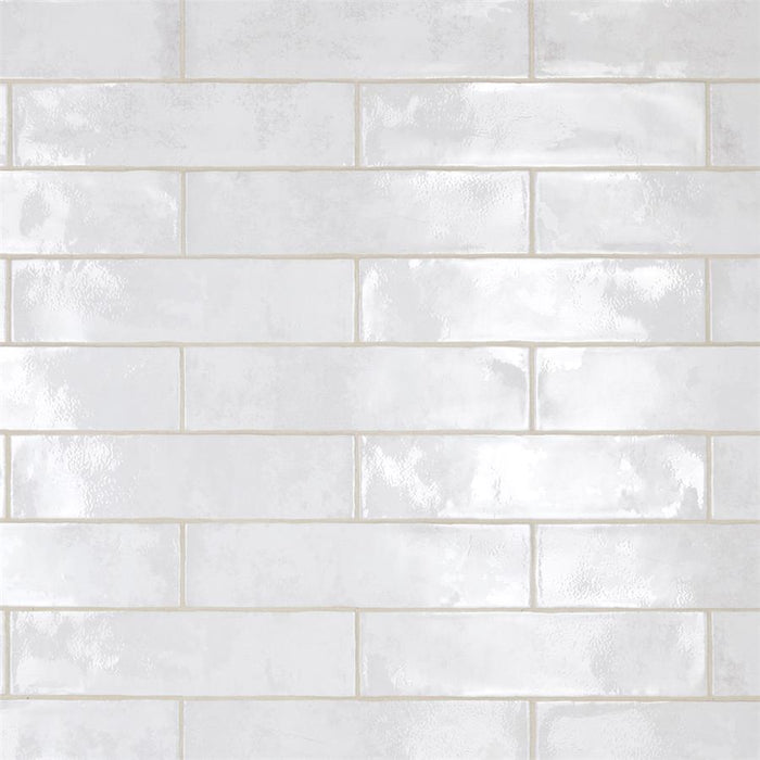 SomerTile - Biarritz 3" x 12" Ceramic Wall Tile - White Variation