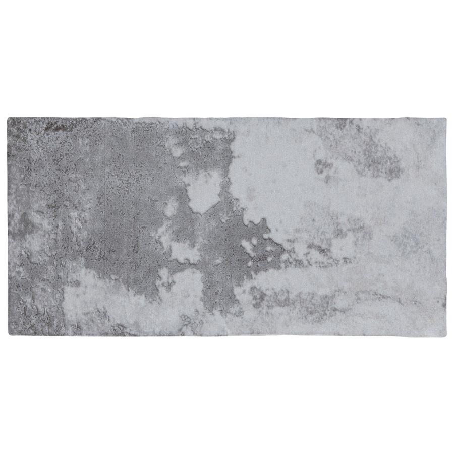 SomerTile - Biarritz 3&quot; x 6&quot; Ceramic Wall Tile - Grey