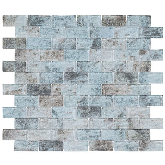 Bellagio - Wintour Castile Collection - Glass Mosaic - Leeds Garden Brick