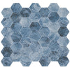 See Bellagio - Wintour Castile Collection - Glass Mosaic - Warwick Thrown Hex