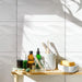 SomerTile - More Natur Wall Tile - Glossy White Wall Install