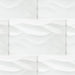 SomerTile - More Natur Wall Tile - Glossy White Installed