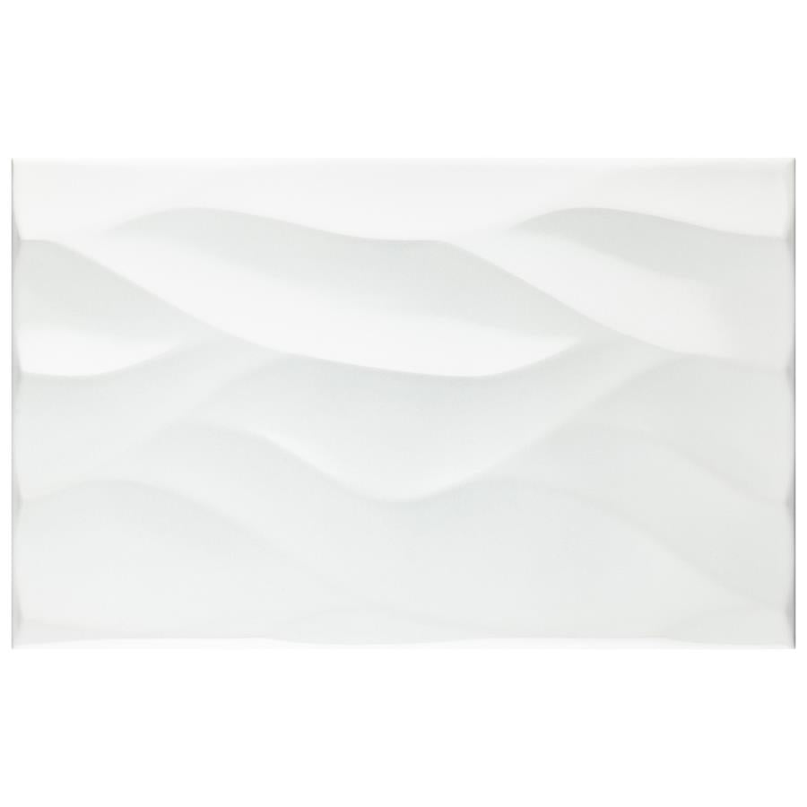 SomerTile - More Natur Wall Tile - Glossy White