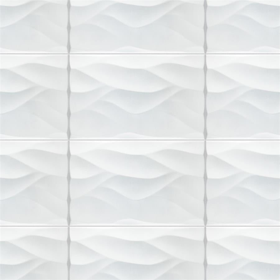 SomerTile - More Natur Wall Tile - Matte White