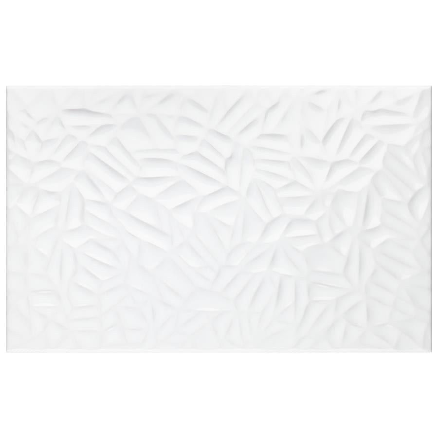 SomerTile - More Petal Wall Tile - Glossy White