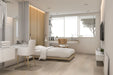 MSI - Woodhills Collection - 6.5 in. x 48 in. Luxury Vinyl - Aaron Blonde Oak